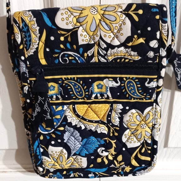 Vera bradley Cross body Elephant Bag Ellie Blue New without Tags  PRICE DROP - Picture 2 of 5